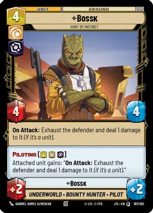 Bossk - Hunt By Instinct (187/262) - Jump to Lightspeed