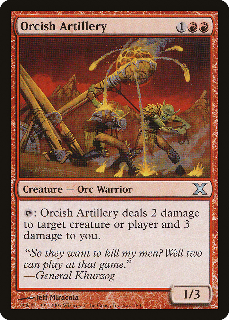 Orcish Artillery (10E-220) - Tenth Edition