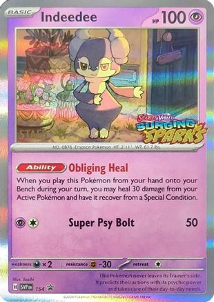 Indeedee 154  - Holofoil SV Scarlet & Violet Promo Cards - Promo