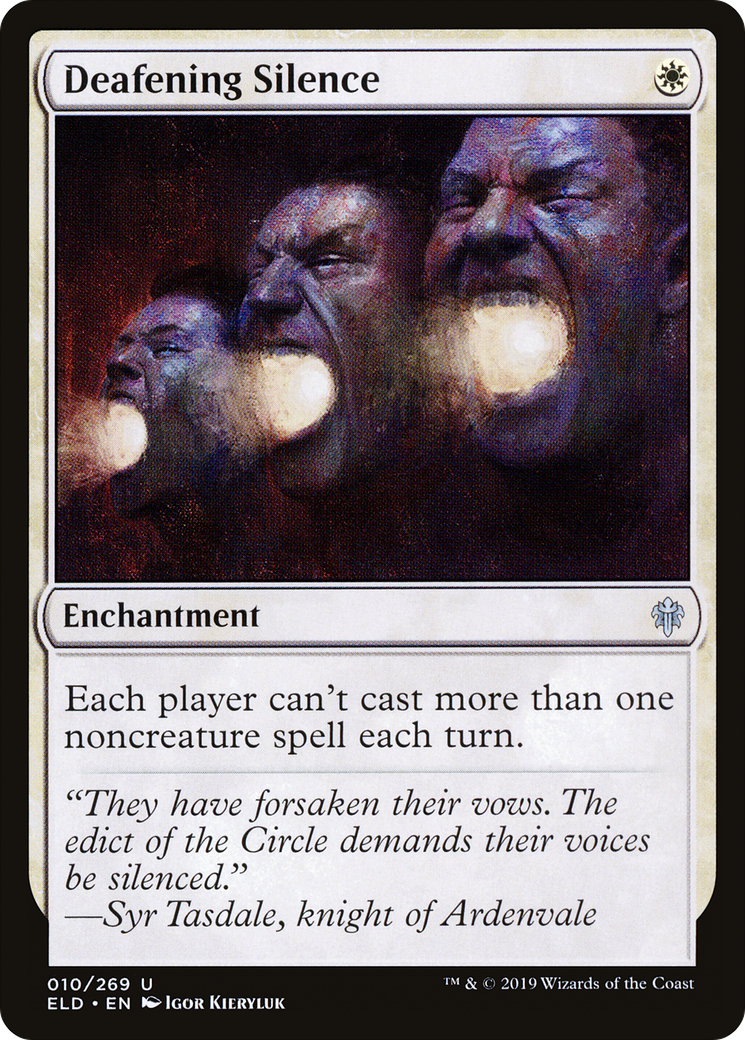 Deafening Silence (ELD-010) - Throne of Eldraine Foil
