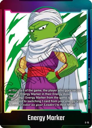 Energy Marker (E-15) (E-15) - Fusion World Energy Markers Holofoil