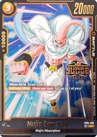 Majin Buu : Evil - FB04-092 (Judge Pack (Store Judge) 03) (FB04-092) - Tournament and Championship Promos Holofoil