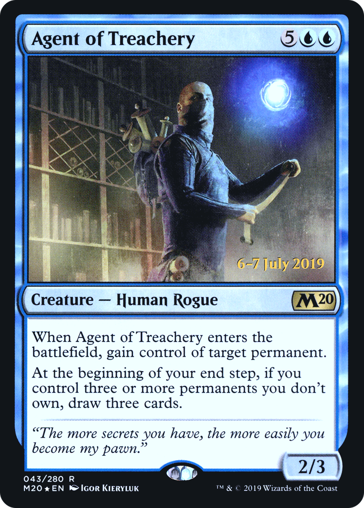 Agent of Treachery (PRE-043) - Core Set 2020 Promos Foil