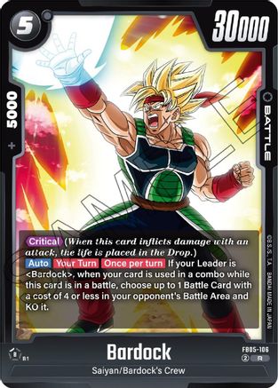 Bardock (FB05-106) - New Adventure Holofoil