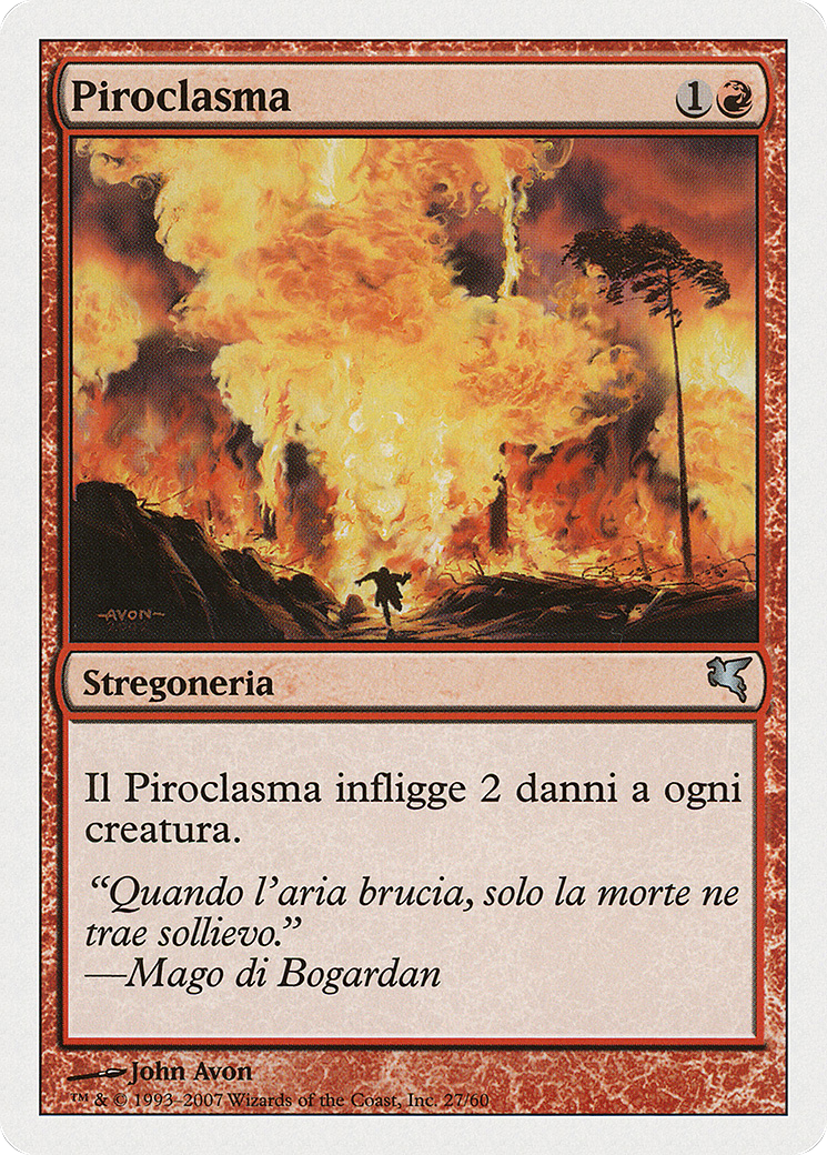 Pyroclasm (Italian) - "Piroclasma" (PSAL-K27) - Salvat 2005