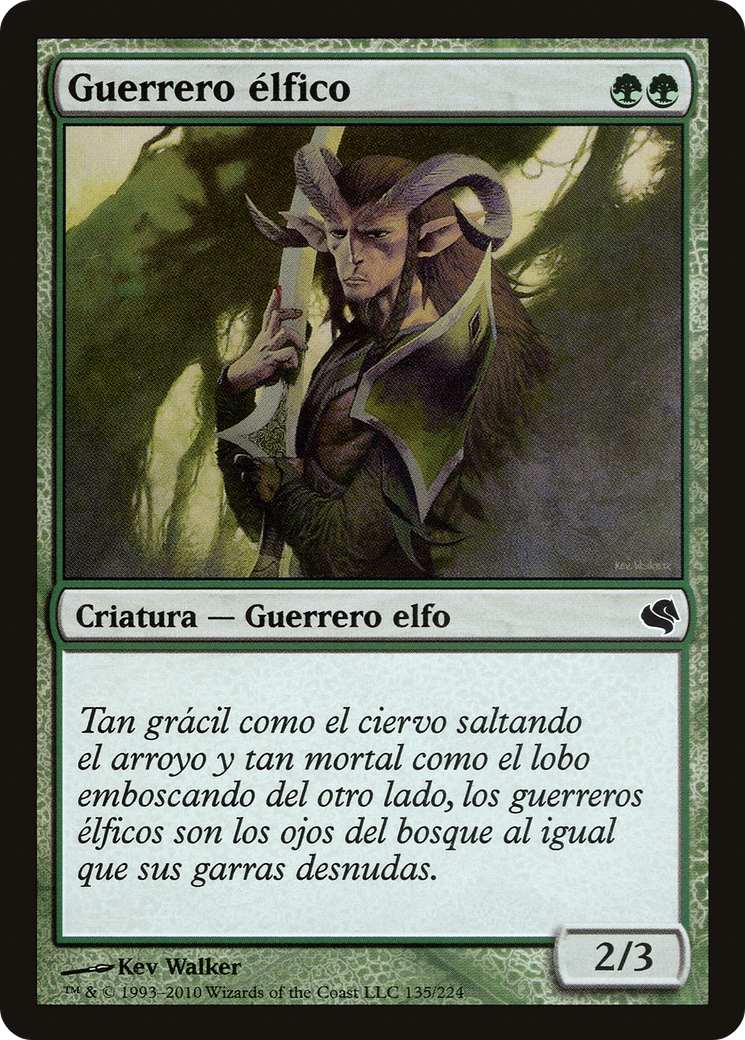 Elvish Visionary (Spanish) - "Guerrero elfico" (PS11-135) - Salvat 2011