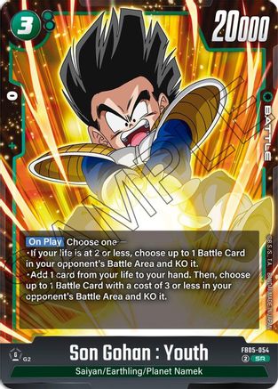 Son Gohan : Youth (FB05-054) - New Adventure Holofoil