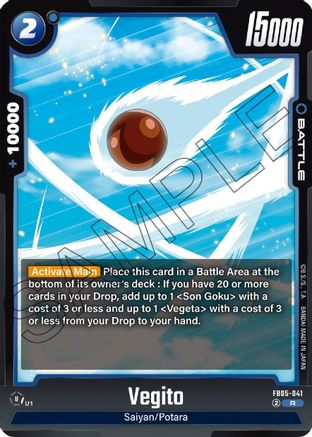 Vegito - FB05-041 (FB05-041) - New Adventure Holofoil