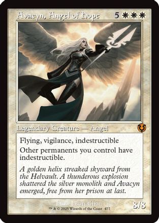 Avacyn, Angel of Hope (Retro Frame) [Innistrad Remastered]
