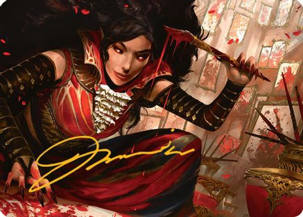 Blood Artist Art Card (Gold-Stamped Signature) (AAINR-022) - Art Series: Innistrad Remastered