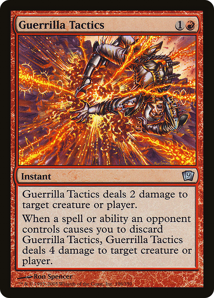 Guerrilla Tactics (9ED-196) - 9th Edition Foil