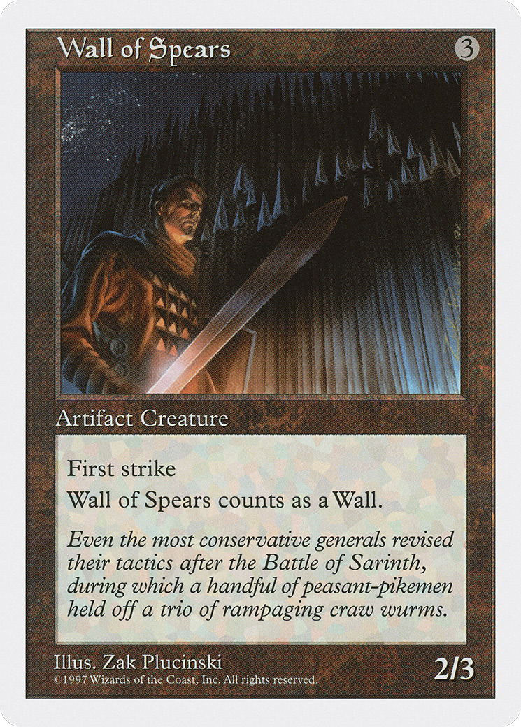 Wall of Spears (5ED-) - Fifth Edition
