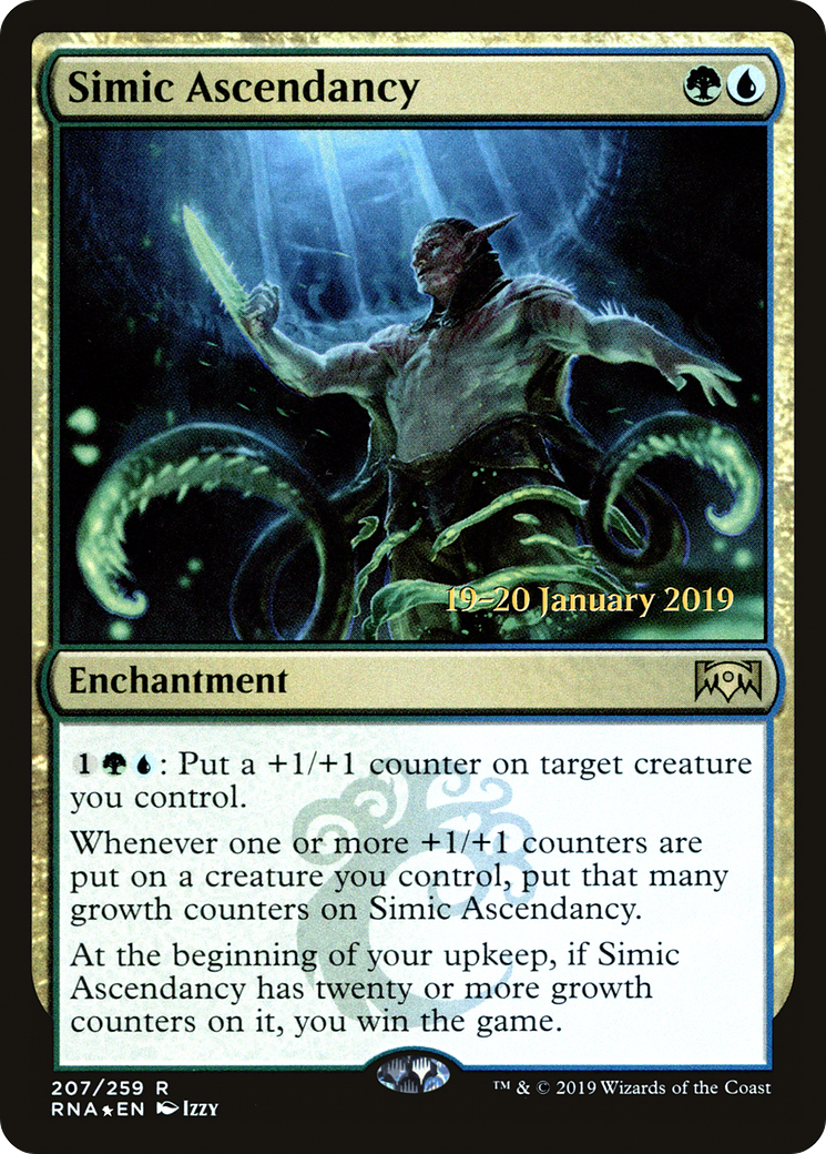 Simic Ascendancy (PRE-207) - Ravnica Allegiance Promos Foil