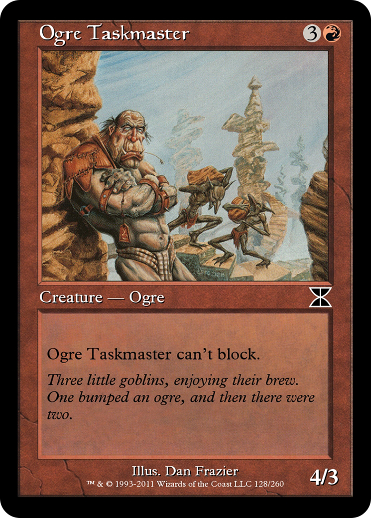 Ogre Taskmaster (ME4-128) - Masters Edition IV Foil