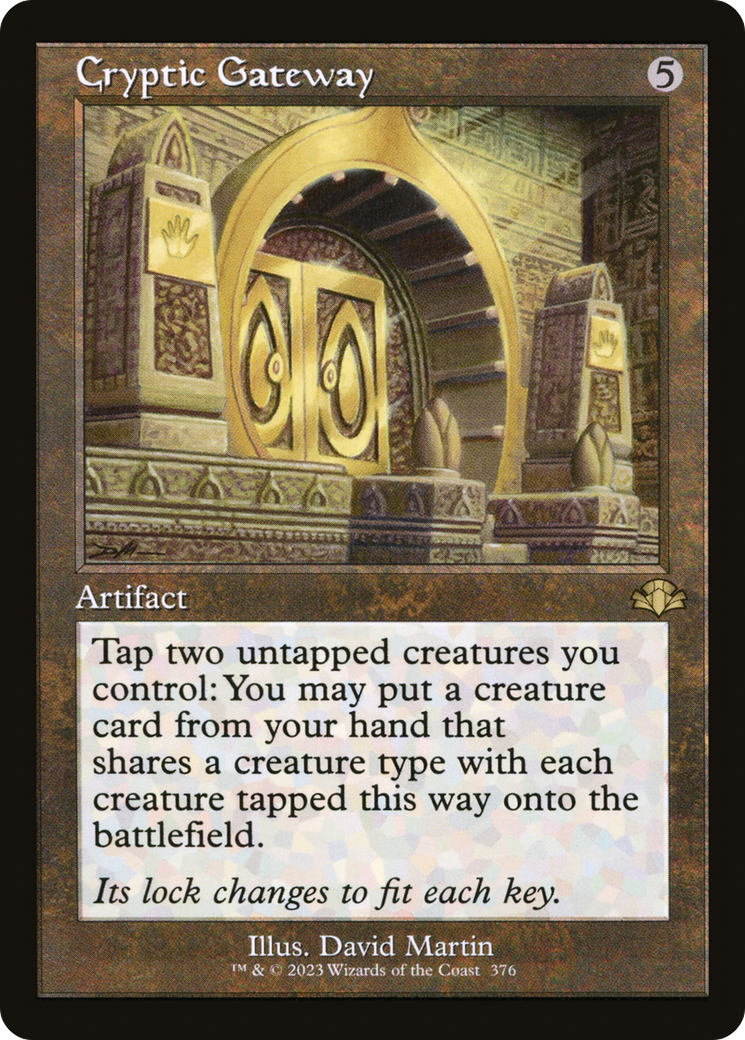Cryptic Gateway (Retro Frame) (DMR-376) - Dominaria Remastered