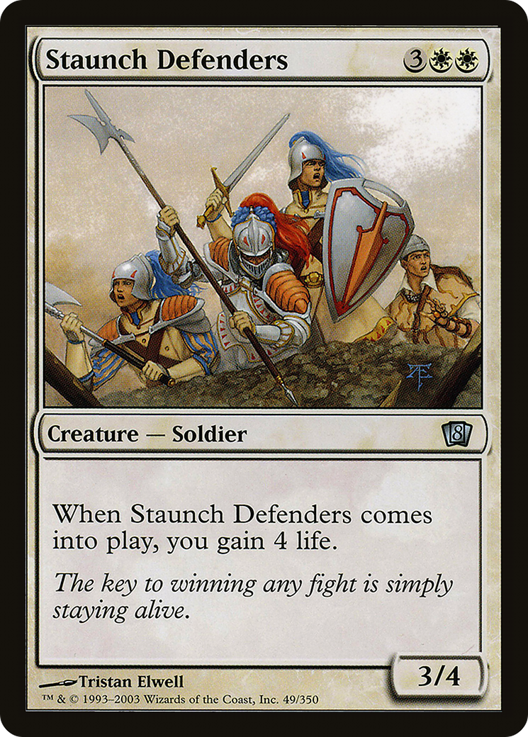 Staunch Defenders (8ED-049) - 8th Edition