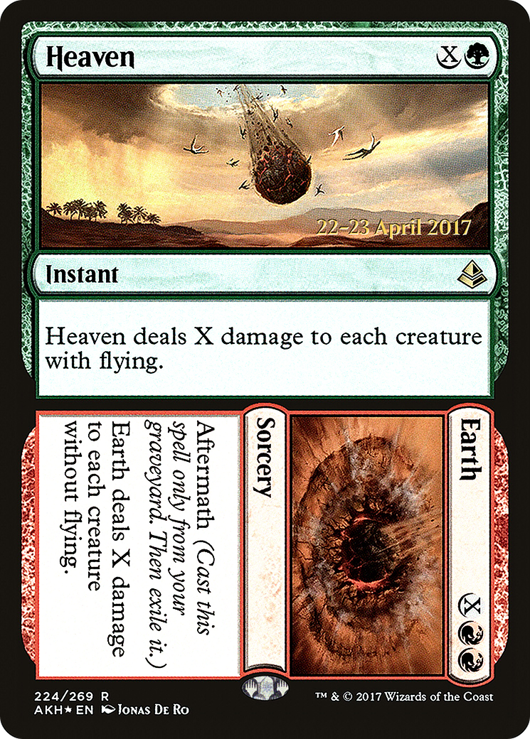 Heaven // Earth (PRE-224) - Amonkhet Promos Foil