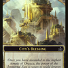 City's Blessing // Elemental Double-sided Token (FNM-002) - Friday Night Magic 2018 Foil
