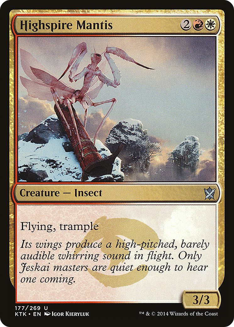 Highspire Mantis (KTK-177) - Khans of Tarkir