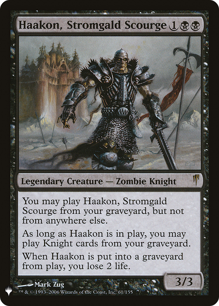 Haakon, Stromgald Scourge (LIST-061) - The List