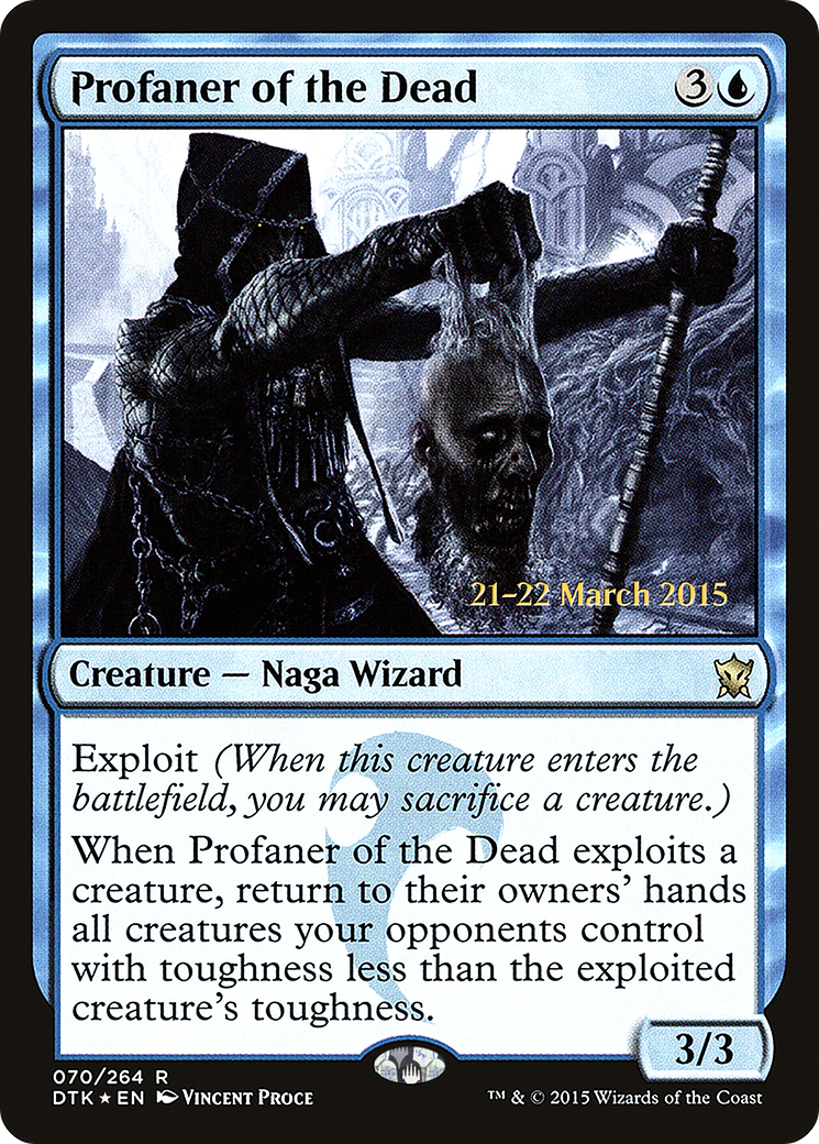 Profaner of the Dead (PRE-070) - Dragons of Tarkir Promos Foil