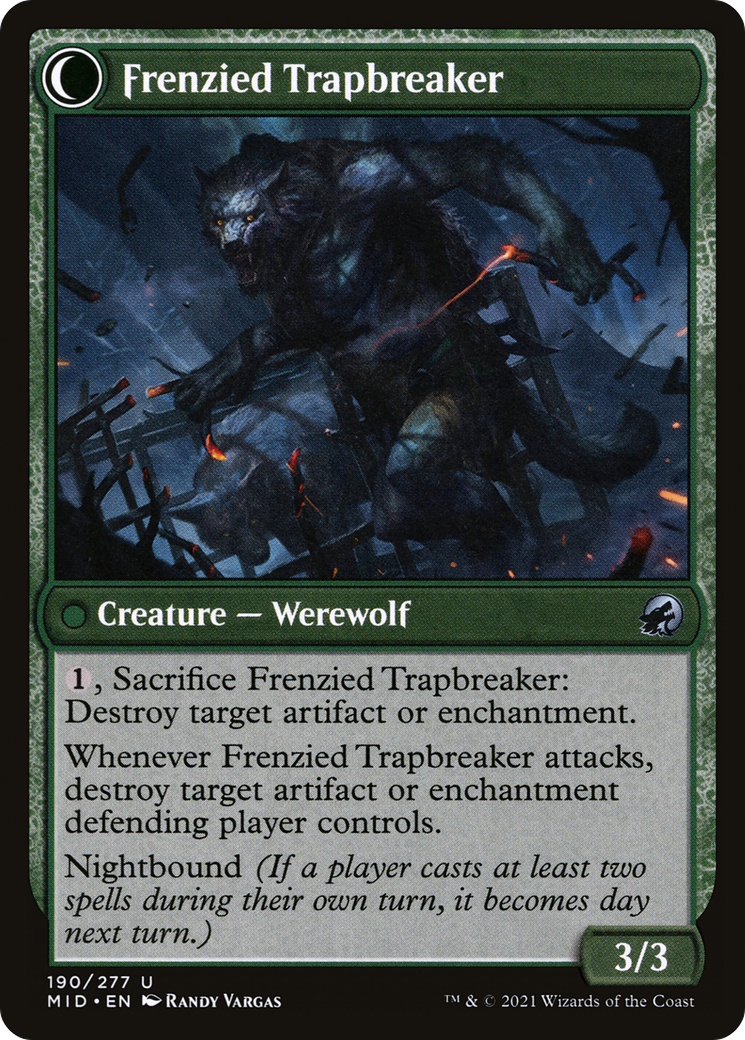 Outland Liberator (MID-190) - Innistrad: Midnight Hunt: (Double Faced Transform) Foil