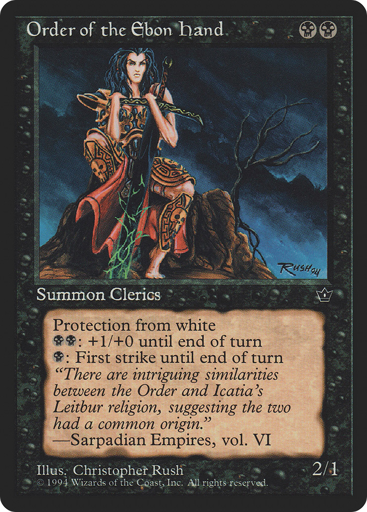 Order of the Ebon Hand (Rush) (FEM-) - Fallen Empires