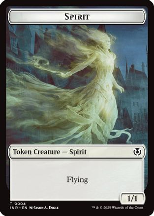 Spirit // Human (0002) Double-Sided Token (INR-2 // 4) - Innistrad Remastered