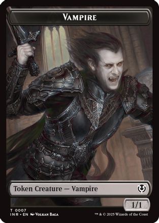 Vampire (0007) // Vampire (0008) Double-Sided Token (INR-7 // 8) - Innistrad Remastered