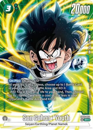 Son Gohan : Youth (Alternate Art) (FB05-054) - New Adventure Holofoil