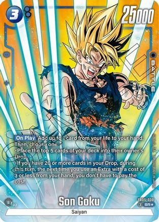 Son Goku - FB05-030 (Alternate Art) (FB05-030) - New Adventure Holofoil