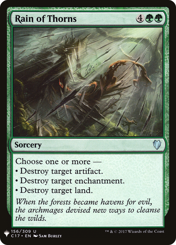 Rain of Thorns (LIST-156) - The List