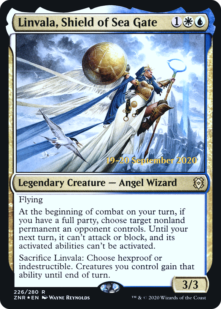 Linvala, Shield of Sea Gate (PRE-226) - Zendikar Rising Promos Foil