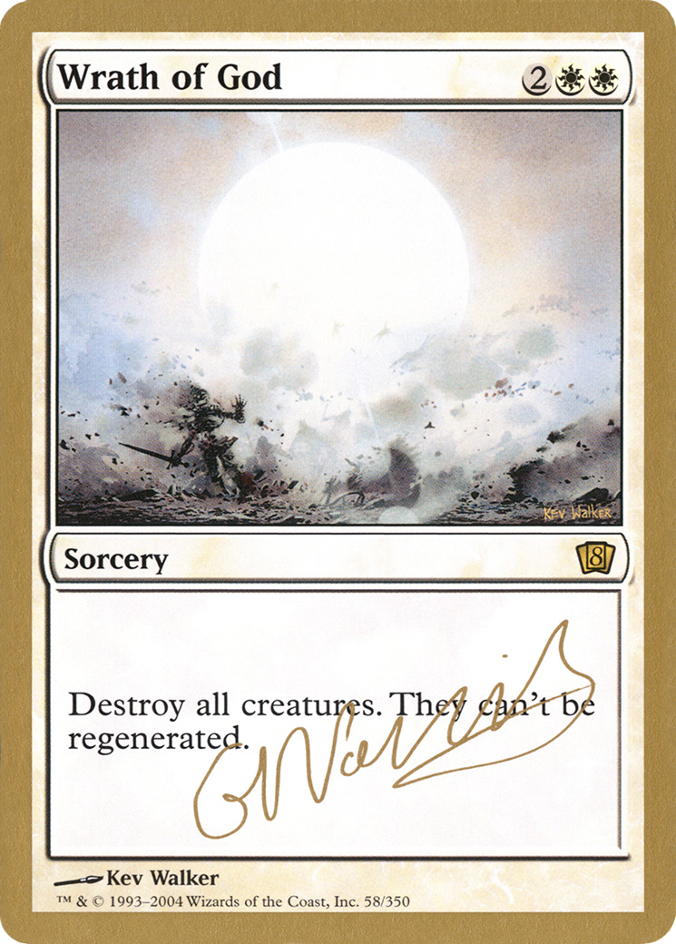 Wrath of God - 2004 Gabriel Nassif (8ED) (WCD-) - World Championship Decks 2004