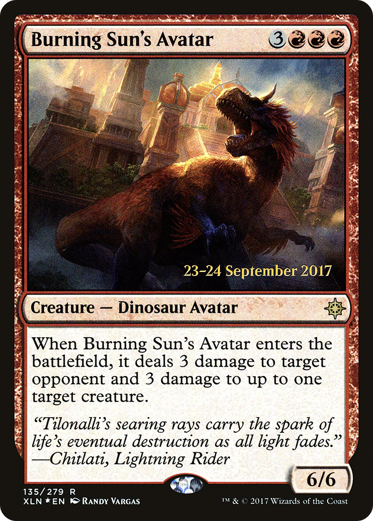 Burning Sun's Avatar (PRE-135) - Ixalan Promos Foil