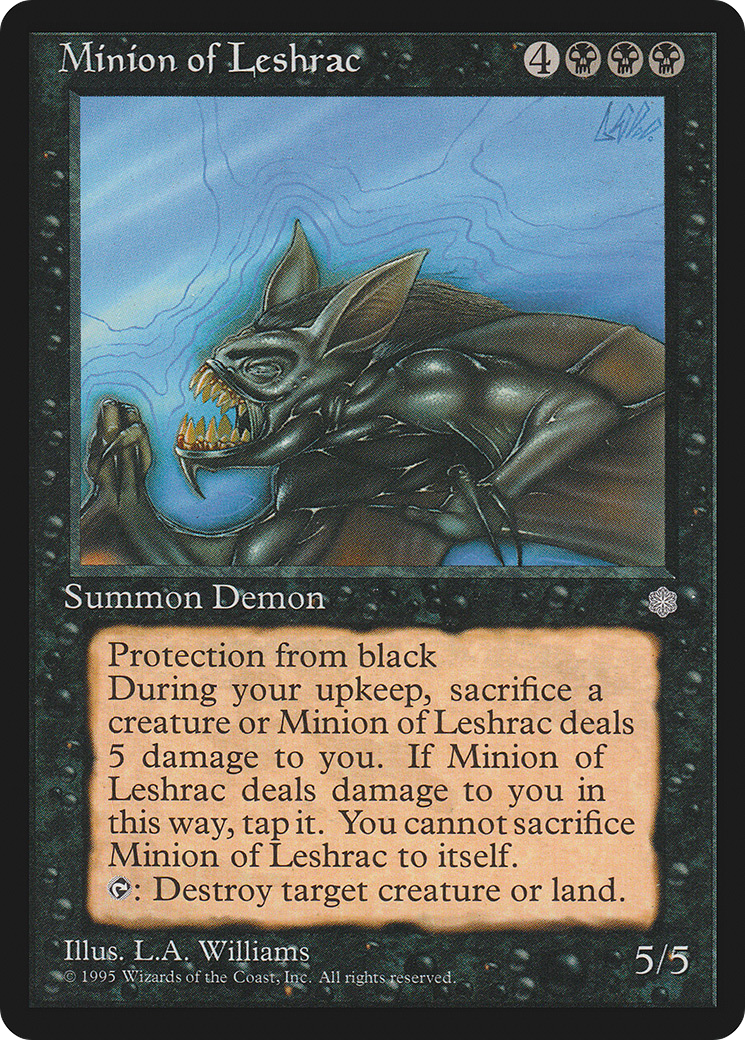 Minion of Leshrac (ICE-) - Ice Age