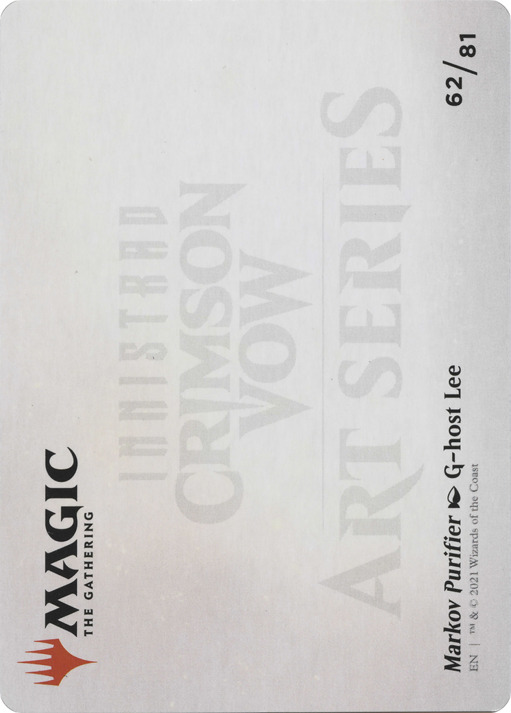 Markov Purifier // Markov Purifier (AVOW-062) - Crimson Vow Art Series (Borderless) Foil