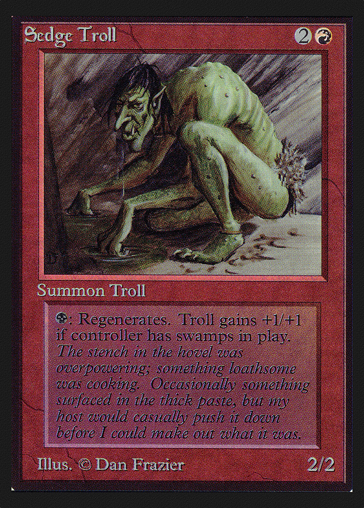 Sedge Troll (CE) (CED-) - Collectors' Edition