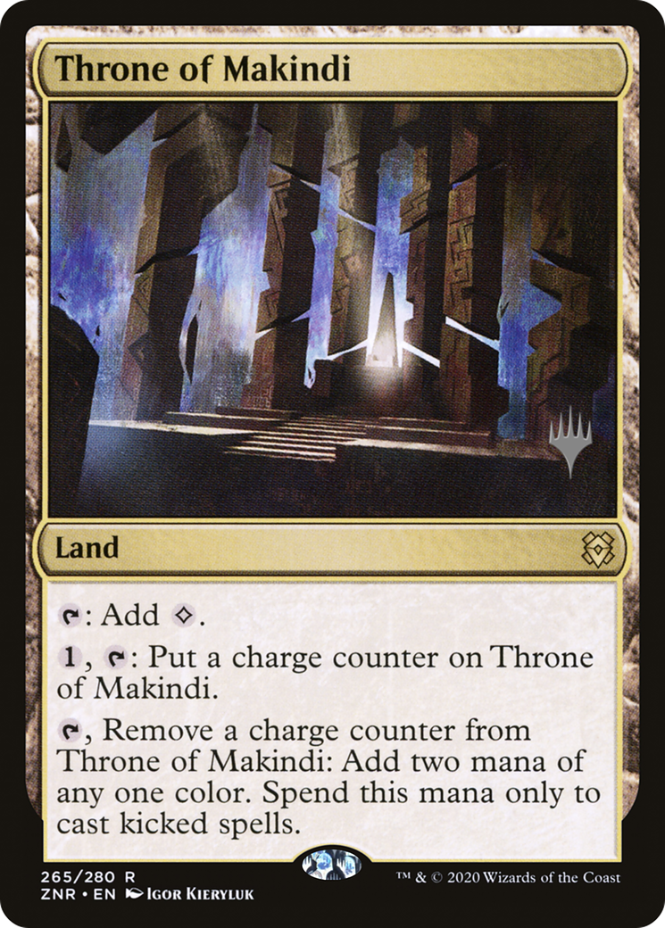 Throne of Makindi (PPZNR-265P) - Zendikar Rising Promos