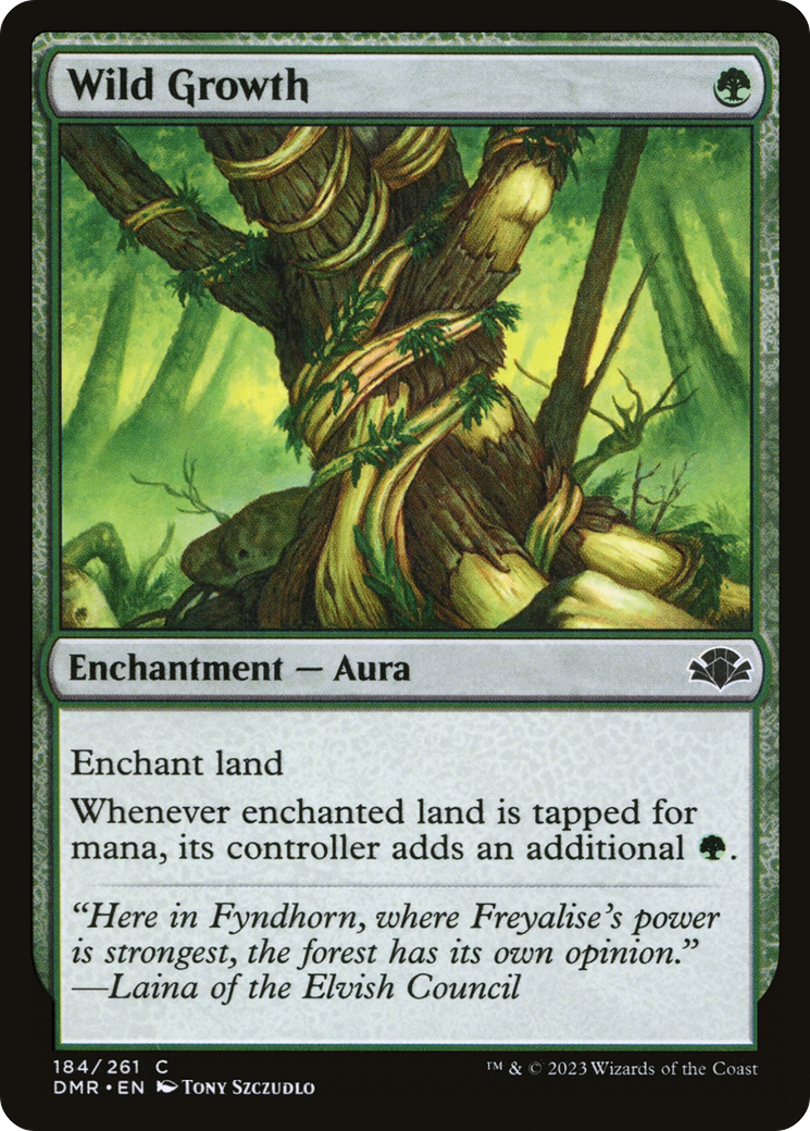 Wild Growth (DMR-184) - Dominaria Remastered Foil