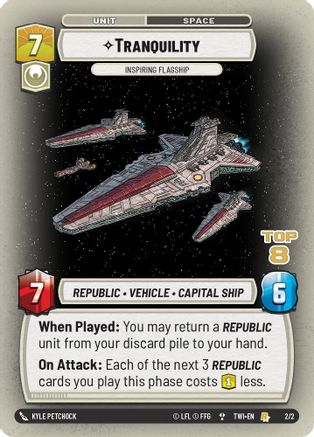 Tranquility - Inspiring Flagship (Top 8) (2/2) - Organized Play Promos Foil