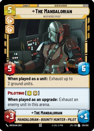 The Mandalorian - Weathered Pilot (210/262) - Jump to Lightspeed