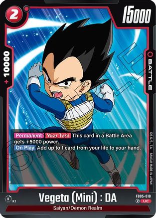Vegeta (Mini) : DA (FB05-018) - New Adventure