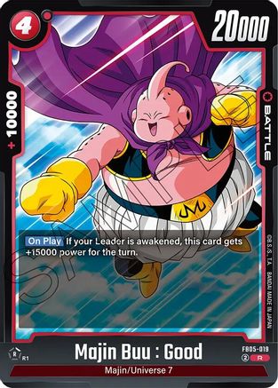 Majin Buu : Good - FB05-019 (FB05-019) - New Adventure Holofoil