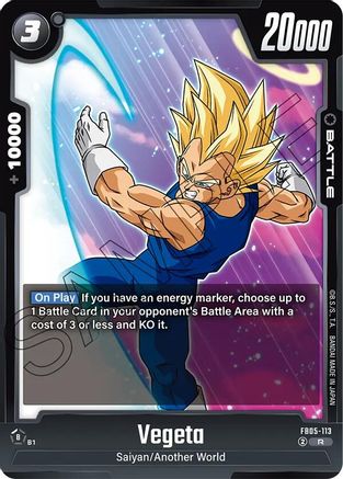 Vegeta - FB05-113 (FB05-113) - New Adventure Holofoil