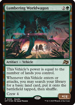 Lumbering Worldwagon (UMP-422) - Unique and Miscellaneous Promos Foil