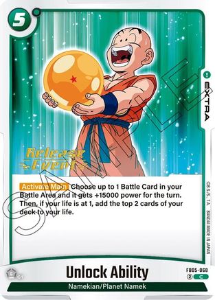 Unlock Ability (FB05-068) - New Adventure Release Event Cards