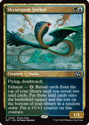 Skyserpent Seeker (PPDFT-420) - Promo Pack: Aetherdrift Foil