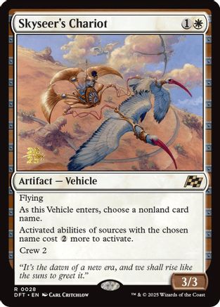 Skyseer's Chariot (PRE-028) - Prerelease Cards Foil