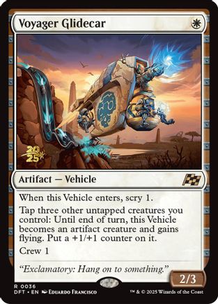 Voyager Glidecar (PRE-036) - Prerelease Cards Foil